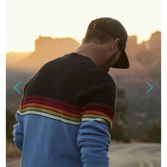 Outerknown Nostalgic Sweater Light Blue - Picture 3 of 5